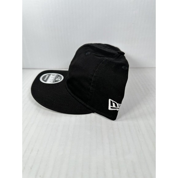 New Era 9FIFTY Blank SnapBack Visor Adjustable Hat Cap Black BRAND NEW OSFA - Picture 2 of 3